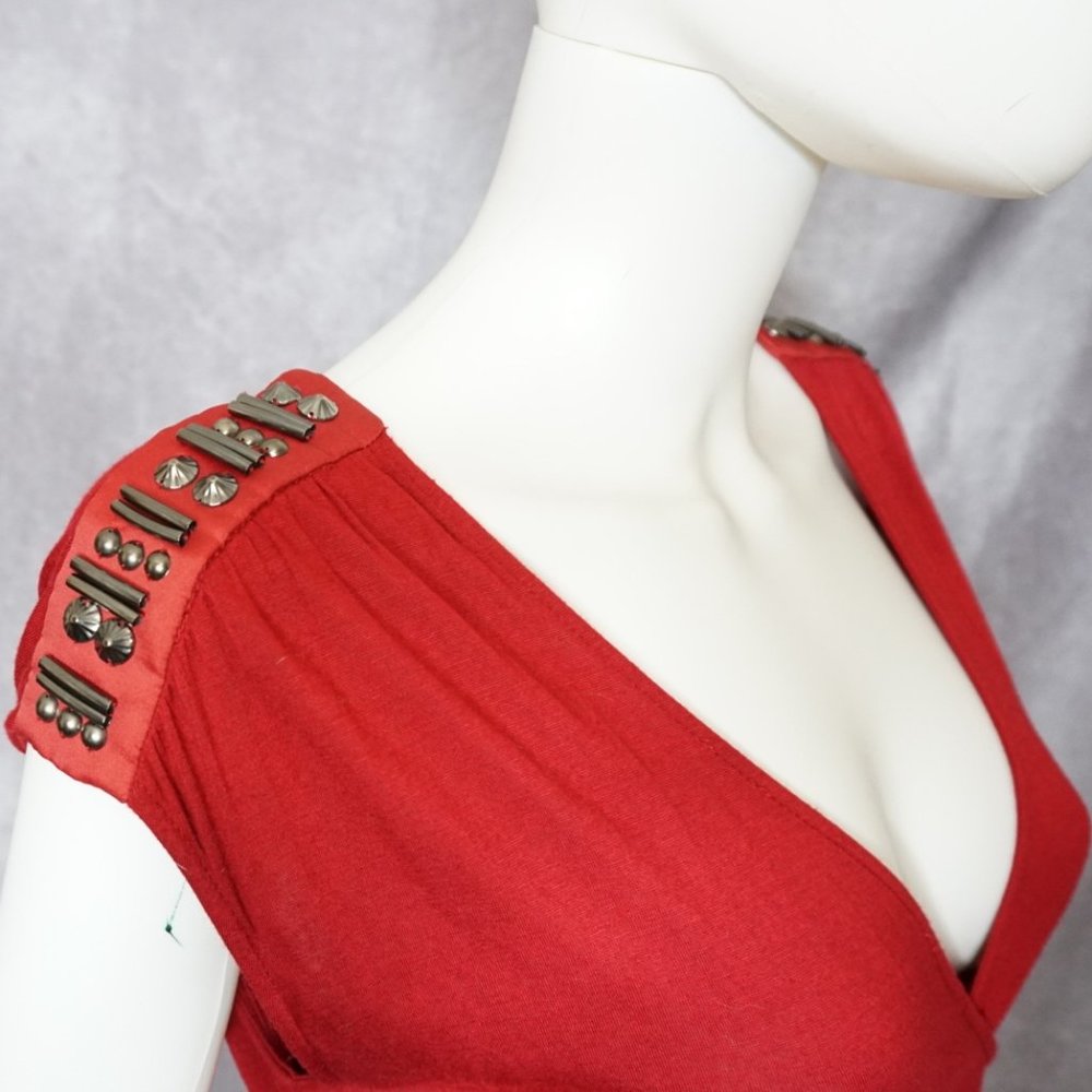 Beaded, Red Dress, ICE, size 8